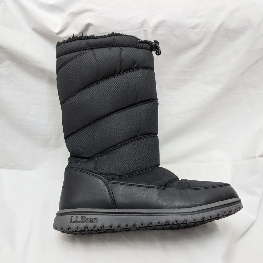 L.L. Bean Kids Insulated Black Winter Boots Size 6